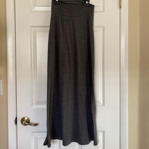 Charlotte Russe gray long skirt
